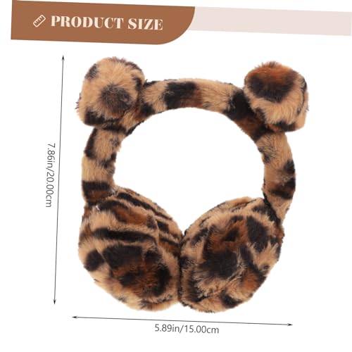 Homoyoyo Earmuffs Ear Warmers Protective Ear Headband Ear Warmer Plush Earmuff Foldable Furry Winter Ear2