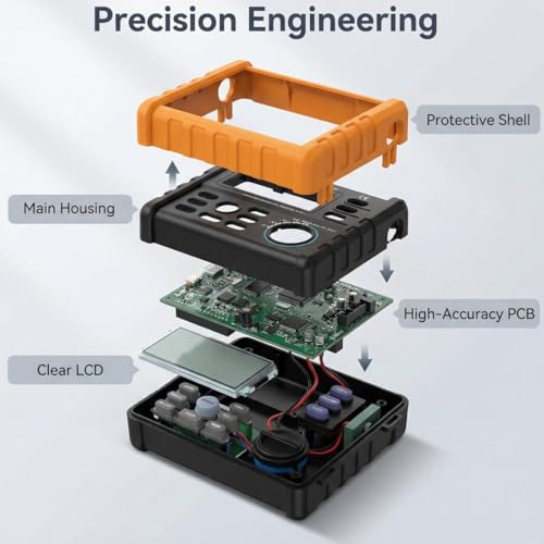 Image of MS5205 Digital Insulation Tester Resistance Meter Multimeter Megohmmeter Auto Power Off /600V AC RMS