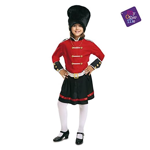 My Other Me Me-200943 Policía Disfraz de guardia inglesa para niña, 10-12 años (Viving Costumes 200943)
