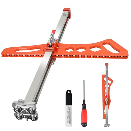 Drywall Cutting Tool，Foldable Drywall Cutter, Hand Push Dual Positioning Tool, Gypsum Board Cutter (Pack of 1)