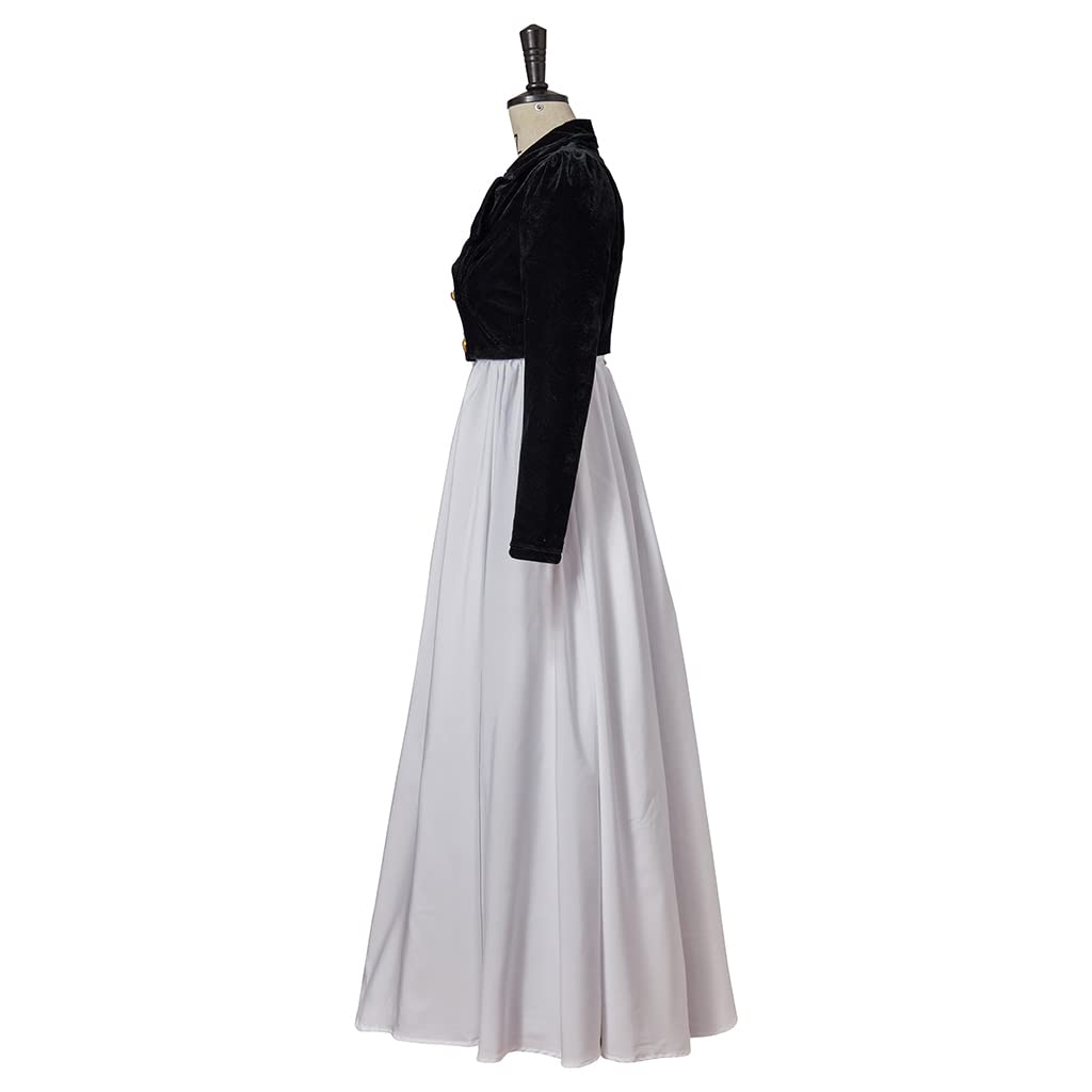 Willyacos Regency Spencer Jacket Women Velvet Jane Austen Costume Short Jacket Coat for 1800s Victorian Regency Era Ball Gown