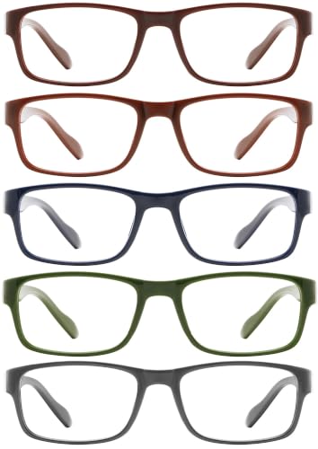Image of Gaoye 1.75 Professional Reading Glasses for All Day - Computer Readers with Blue Light Protection - Value Pack