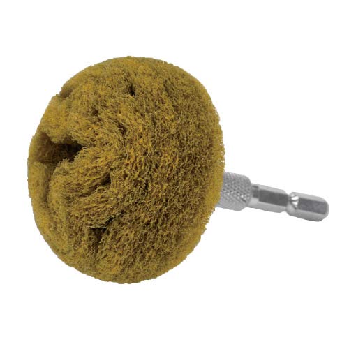 pa-man サンダーバフ たいこ型φ60mm #600 6.35mm六角軸 不織布 木材/金属磨き