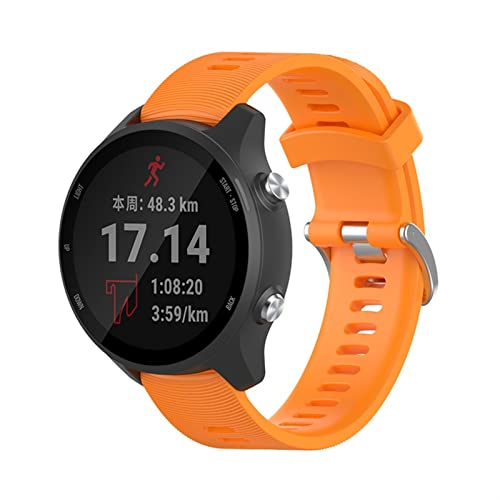 Correa deportiva de silicona de 20 mm para Garmin Forerunner 245 y Vivoactive 3 4