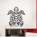 Stickers muraux tribal tortue sticker TV fond mur salon chambre chambre décoration maternelle offre maison vinyle décoration 44X48cm