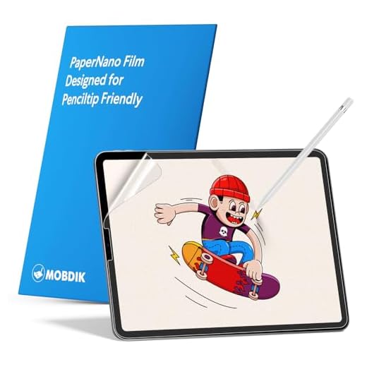 MOBDIK 2 Pack Paperfeel Screen Protector Compatible with iPad Pro 11 (2022&2021&2020&2018)/ iPad Air 5th & Air 4th Generation(10.9 Inch), Crafted for Natural Writing, Anti Glare, Easy Installation