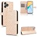 RonRun for ZTE Blade V50 Design 4G/ZTE Blade V50 Smart Case, PU Leather Flip Wallet Phone Stand Case Cover with Credit Card and Holder Cover - Rose gold - Rose gold