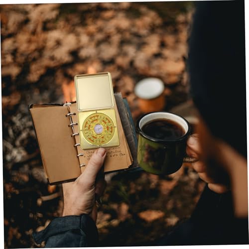 Brújula Feng Shui Pequeña 10cm Aleación Precisa para Camping miniatura 5