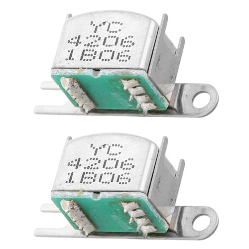 IMIKEYA Têtes Magnétiques Stéréo 4 Canaux pour Magnétophone à Cassettes – 2 Pièces Accessoire de Remplacement Compatible pour Enregistreurs Audio Composant Robuste Métallique Usage