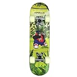 Apollo Kinder Skateboard, | kleines Komplett Board mit ABEC 3 Kugellagern und Aluminium Achsen | Coole Designs für Kinder | Cruiser Boards für Mädchen und Jungs | Kinder Skateboard ab 3 Jahre