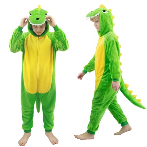 Nabobs Unisex Animal Onesie Costume Flannel Halloween Cosplay Costume - Homewear Animal Outfit