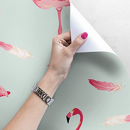 Fotomurale pegatina autoadhesiva de flamenco 104x70 adhesivo decorativo pared 4