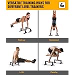 Push Up Bars | Heavey Duty Parallettes Dip Bar with Non-slip Grips for Calisthenics Planche L Sit Handstand Fitness Floor Workout, Pushup Station Handles Stand for Gym Strength Training - Image 5