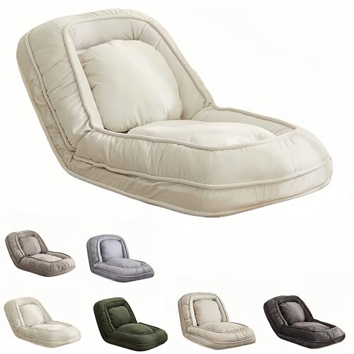 Lopres���[�\�t�@�[ �x�b�h 1 �l�|�� �܂��� �t���A�^�C�v �� 95cm 5 �i�K 3WAY �N�b�V�����t�� 2 �l�|�� ���֎q 180° �t���b�g (�z���C�g,�ő�L����175cm)