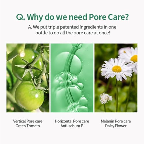 SUNGBOON-EDITOR-Green-Tomato-Pore-Lifting-Ampoule-Instant-Pore-Minimizing-Skin-Tightening-Facial-Serum-for-Enlarged-Saggy-Pores-Blackhead-and-Fine-Lines-Care-Korean-Skincare-101-Fl-Oz