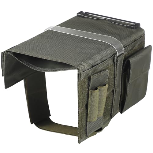 Fullhawl Reversible Kneeboard Pilot Classic Clipboard & Pen Holder Kneeboard Aviation for Professional Pilots General Aviation (Army Green)