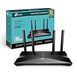 TP-Link Archer AX58 AX3000Mbps Router WiFi 6 Dual-Band, 4 Porta Gigabit, 2402Mbps su 5 GHz e 574Mbps su 2,4 GHz, 4 Antenne Ad Alto Guadagno, Parental Control, Rete Ospiti, QoS, EasyMesh, WPA3, Alexa