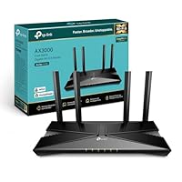 TP-Link Archer AX58 AX3000Mbps Router WiFi 6 Dual-Band, 4 Porta Gigabit, 2402Mbps su 5 GHz e 574Mbps...