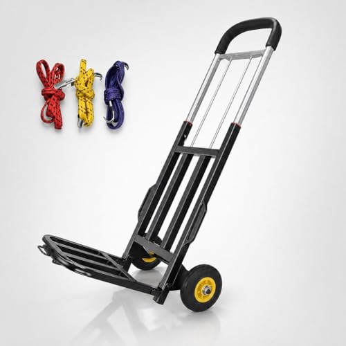 Carretilla plegable portátil con capacidad de 460 lb miniatura 1