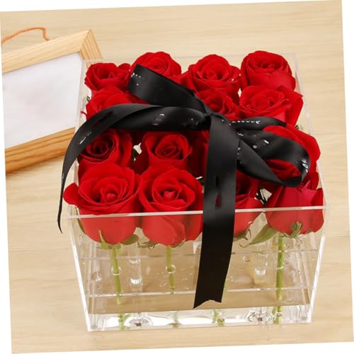 Boîte à fleurs stabilisées 16 compartiments emballage bouquet mariage