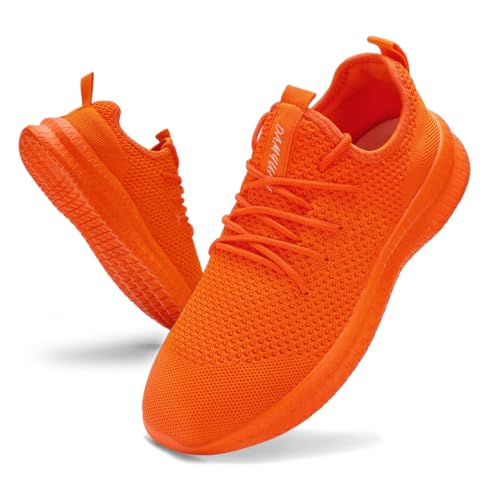 Image of DLWKIPV Mens Slip On Shoes Tennis Walking Gym Athletic Running Fashion Sneakers Workout Footwear Casual Sport Outdoors Breathable Knitted Mesh Lightweight
