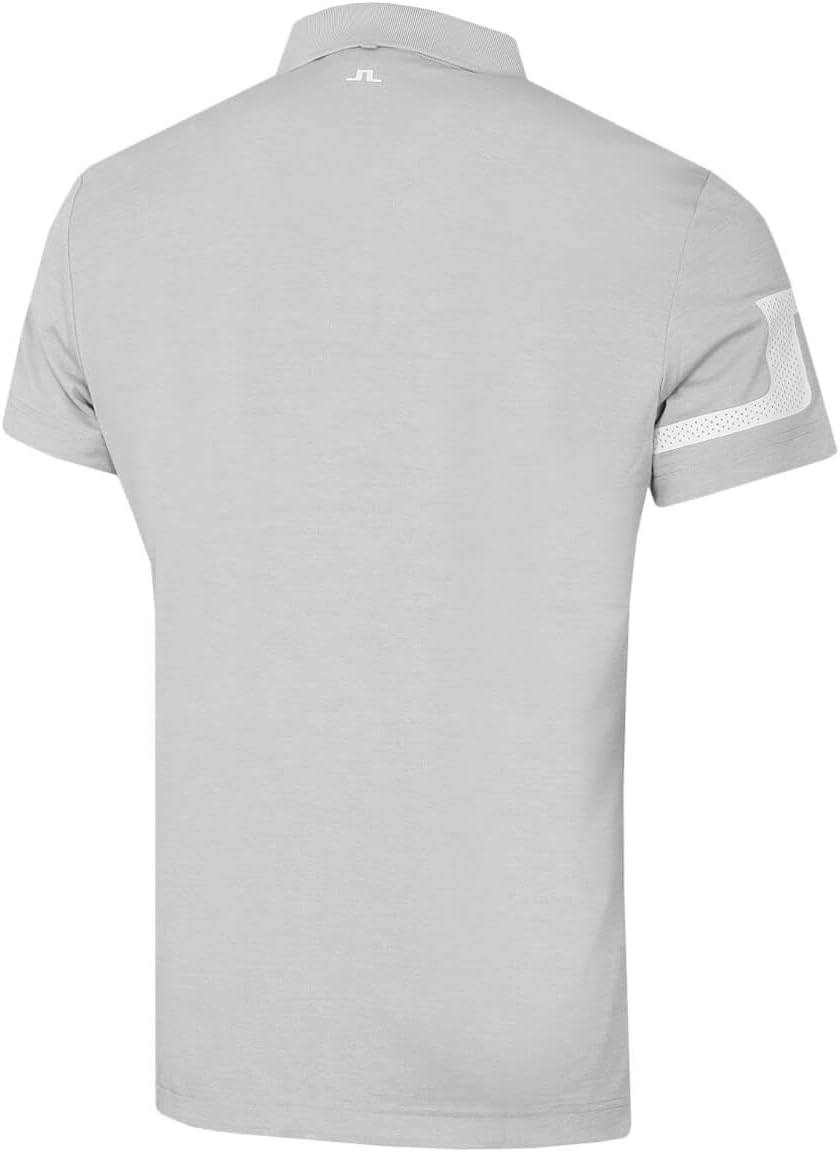 J.Lindeberg Men's Heath Regular Fit 4-Way Stretch Golf Polo Shirt