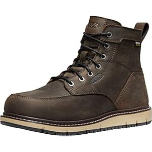 KEEN Utility mens CSA San Jose 6” Alloy Toe Waterproof Wedge Work Boots Construction Boot