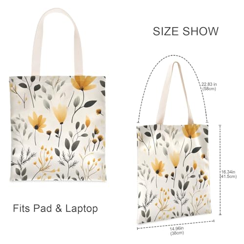 Heavy-Duty Canvas Tote Bag with Magnetic closure - 20kg Capacity Reusable3