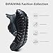 DIPAIYING Chunky Fashion Walking Shoes for Women & Men Breathable Casual Sneakers Lightweight Gym Workout Tennis Shoes Black Size 9