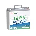 Redodo 12V 20Ah LiFePO4 Battery, 4000+ Deep Cycles Lithium Battery with 20A BMS, 256Wh Energy, Very Suitable For Outdoor Camping, Lighting, Fishing, Small Electronic Equipment