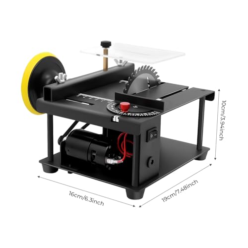 Table Saws Professional Mini Table Saw & Sander,Evolution Table Saw,Portable Saw Station for Crafts,motor control for grinding,cutting, Angle and Speed Adjustable,for Wood/Acrylic/PCB thumbnail 3