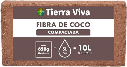 Fibra de Coco para Plantas Natural 10L | Sustrato de Coco ecológi...