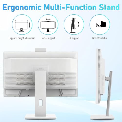 Image of HOMETTER All in One Desktop PC, 27 Inch Screen, Ryzen 5 4500, RX 6500XT, 16GB RAM, 512GB SSD for Working and Home Office