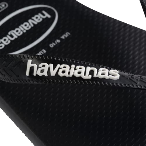 Havaianas Men Top Ink Flip Flops - Ink Splash Sandals - Ice Grey, 11/12W - 9/10M2