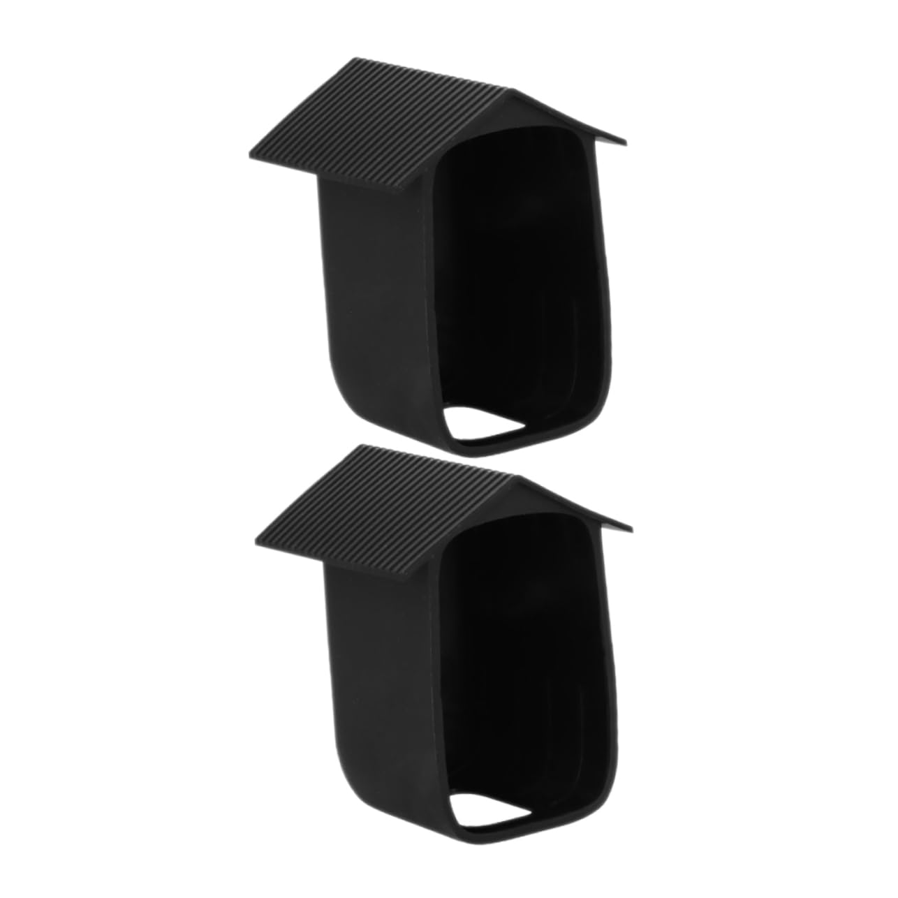 HOMSFOU 4 Set Custodia Della Fotocamera Custodia Fotocamera Copertura Antipioggia Protettivo Sicurezza Esterna Macchinetta Fotografica Protezione Per Esterna Black 2 Pezzi*4