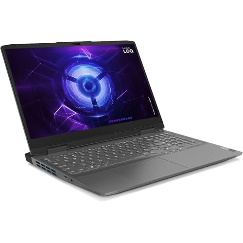 Image of Lenovo LOQ 15ARP9 Gaming Laptop - 15.6 inch FHD IPS - 144Hz 4-Core AMD Ryzen 5 7235HS - 48GB DDR5 4TB SSD - NVIDIA GeForce RTX 4050 6GB GDDR6 - Wi-Fi 6 - Numeric Keypad - 720p HD Camera - W11H
