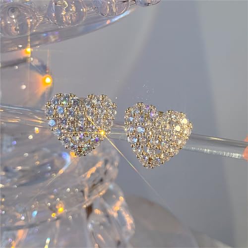 JOYAGIFT 6 Pairs of Heart-shaped Acrylic Stud Earrings Set Pink Cat Eye Peach Heart Earrings Love Multicolor Earrings Jewelry Gift for Women Girls4