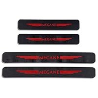 KLHYWEN Set 4 Adesivi Carbonio Per Battitacco Auto