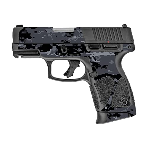 MightySkins Skin Compatible with Taurus G3C 9mm Luger - Digital Camo | Protective, Durable, and Unique Vinyl Decal wrap Cover | Easy to Apply, Remove, and Change Styles | Made in The USA
