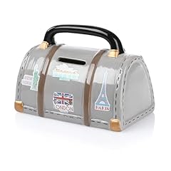 FunX Salvadanaio da viaggio – salvadanaio come confezione per regali in denaro per le vacanze, i viaggi o come decorazione – Cassa per le vacanze, 14 x 8 x 10 cm