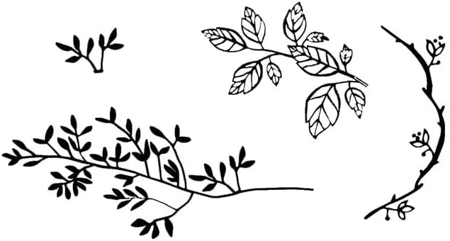 Amazon Co Jp タトゥーシール ブランチ フラワー 長持ち レディース 薔薇 プリント 防水 シンプルかわいいファッションアップリケ シンプルステッカー かわいい 花 白黒 服 ファッション小物