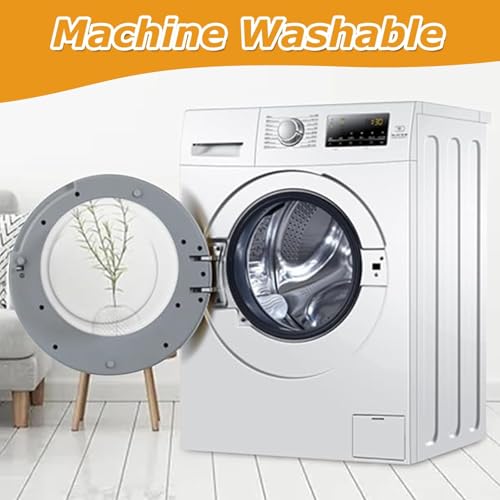 Mateju Hundebett Flauschig Donut, Runden Plüsch Haustierbett Katzenbett Flauschig Weiche Warme Hundekissen mit rutschfest Unterseite Katzenkissen für Mittelgroße Kleine (Bunt,50cm)