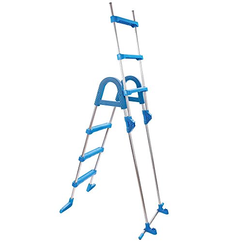myPool Poolleiter / Sicherheitsleiter Edelstahl 1,20m 2x4 Stufen