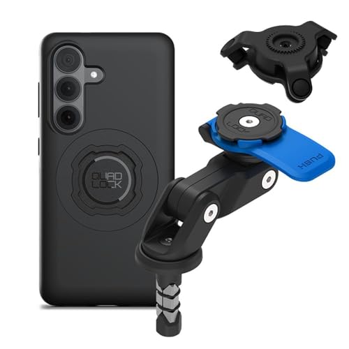 Coque MAG Galaxy S26 et support téléphone moto pour fourche Quad Lock antichoc vibrations
