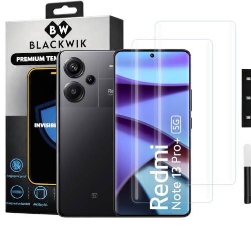 Image of Blackwik UV Curved Tempered Glass for Redmi Note 13 Pro Plus | 2-Pack