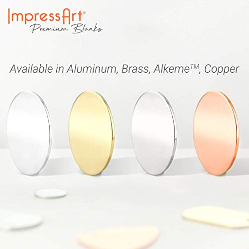 ImpressArt - Premium Metal Stamping Rectangle Blanks for Metal Stamping and Jewelry Making (24 Pack) (1/4" x 1 1/2" Rectangle w/Holes, Aluminum) by ImpressArt - Image 5