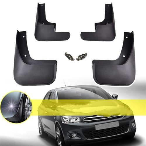 Guardabarros para coche que evitan salpicaduras en Citroen C-Elysee 2