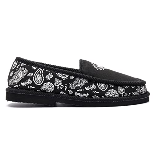 DVS Men's Francisco Slip-On Black White Print Low Top Sneaker Shoes XL