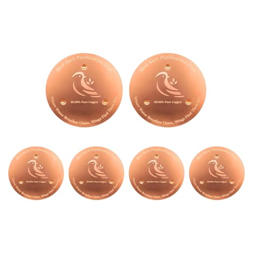 Discos de metal para baños de pájaros de bronce con densidad prémium de 0,6 mm 4