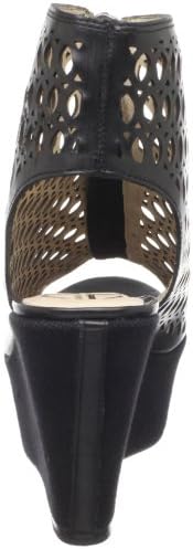 House of Harlow 1960 Women's Fionna Open-Toe Bootie, Black, 8.5 M US | Image 2